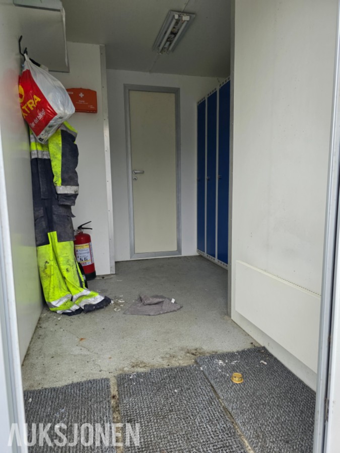 Arnpro Mannskapsbrakke skifthenger- garderobe- toalett- oppholdsrom