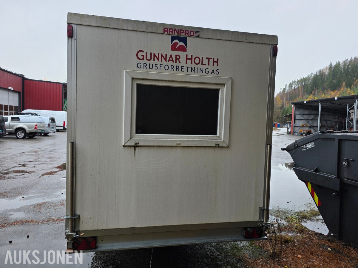 Arnpro Mannskapsbrakke skifthenger- garderobe- toalett- oppholdsrom