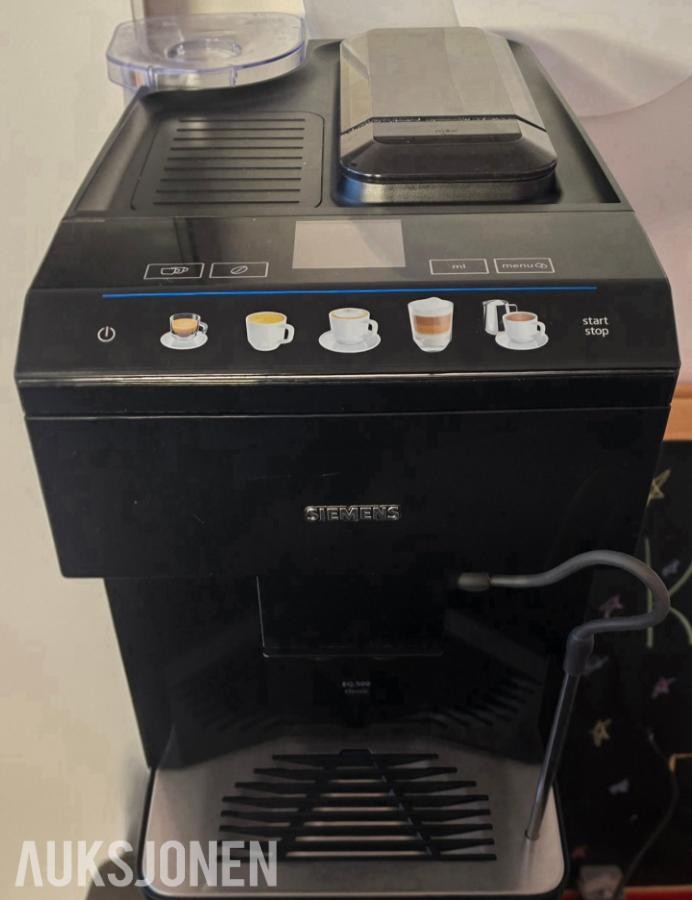 4 kaffemaskiner Siemens/Philips Siemens : Eq300, Eq500 integral, Eq500, Philips 5400