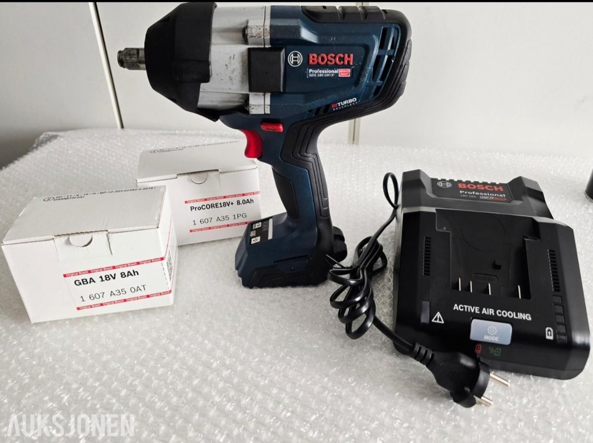 Mange profesjonelle verktøy Makita/Bosch / Milwaukee, muttertrekker, vinkelsliper, stikksag