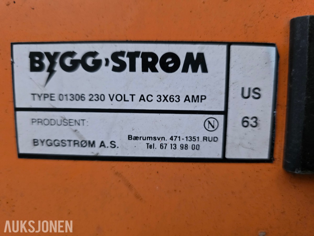 Strømskap 63 A-230 V