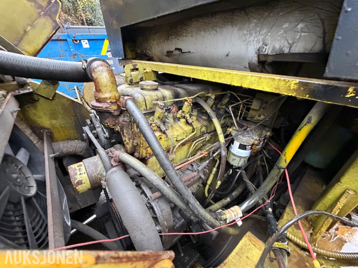 1982 Clark C500-Y35D Gaffeltruck, hydr gaffelspredning, tilt