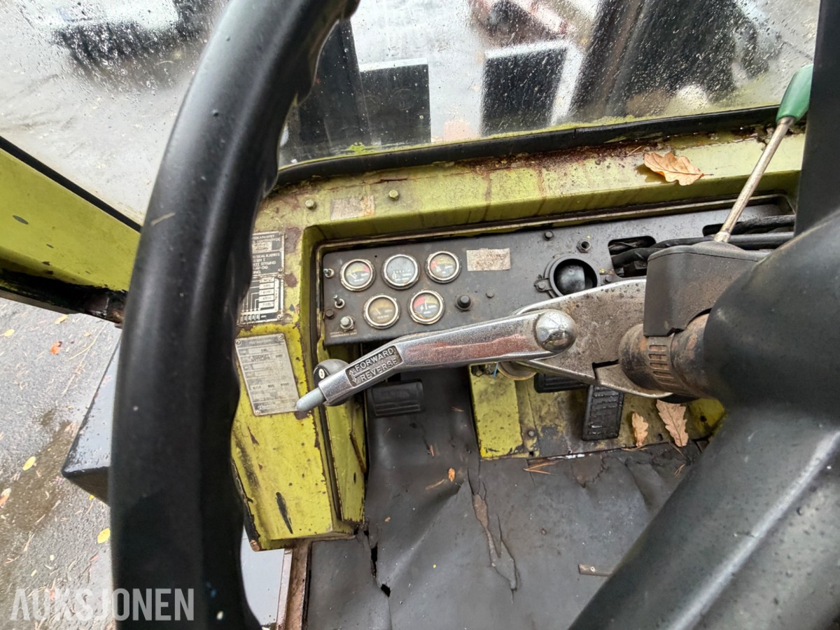 1982 Clark C500-Y35D Gaffeltruck, hydr gaffelspredning, tilt