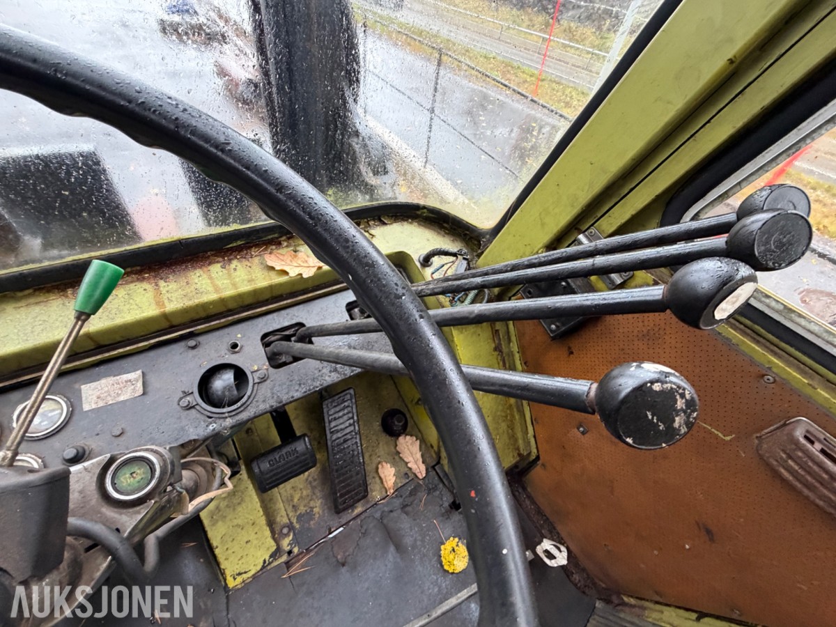 1982 Clark C500-Y35D Gaffeltruck, hydr gaffelspredning, tilt