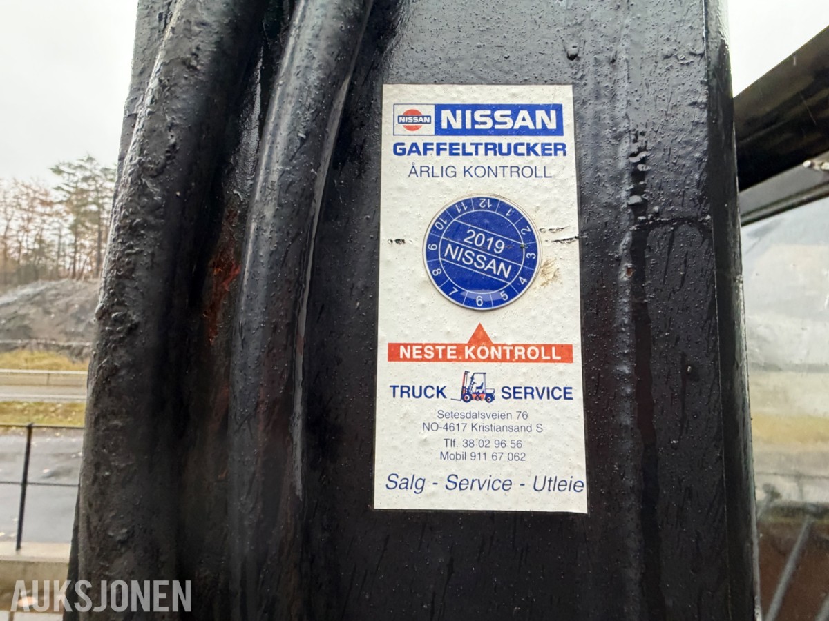 1982 Clark C500-Y35D Gaffeltruck, hydr gaffelspredning, tilt