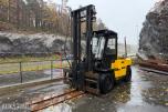 1982 Clark C500-Y35D Gaffeltruck, hydr gaffelspredning, tilt