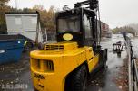 1982 Clark C500-Y35D Gaffeltruck, hydr gaffelspredning, tilt