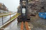 1982 Clark C500-Y35D Gaffeltruck, hydr gaffelspredning, tilt