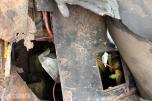 1982 Clark C500-Y35D Gaffeltruck, hydr gaffelspredning, tilt