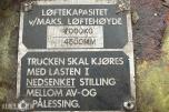 1982 Clark C500-Y35D Gaffeltruck, hydr gaffelspredning, tilt