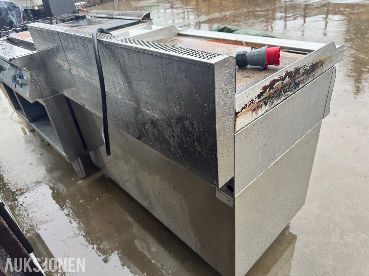 Berto`s 9,6 kW flatgrill stekeplate 400 Volt