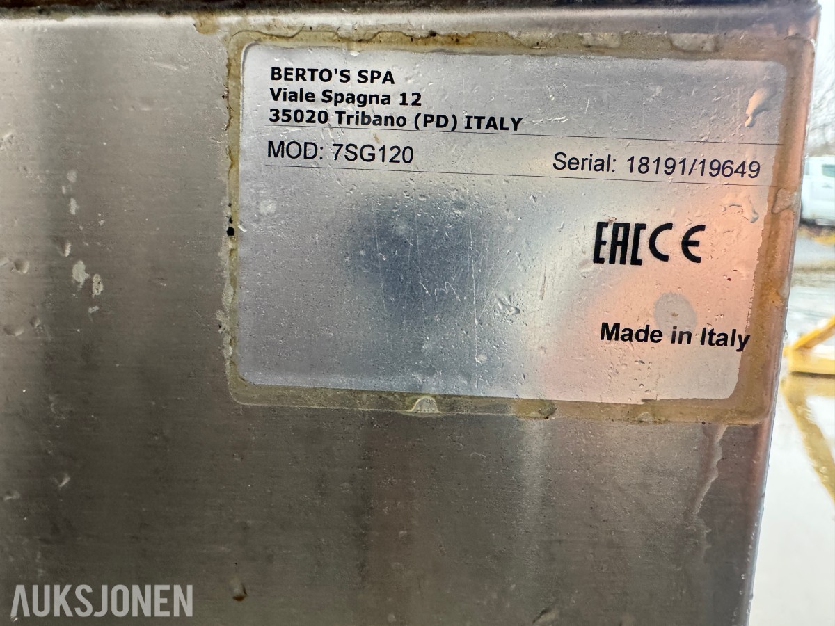 Berto`s 9,6 kW flatgrill stekeplate 400 Volt