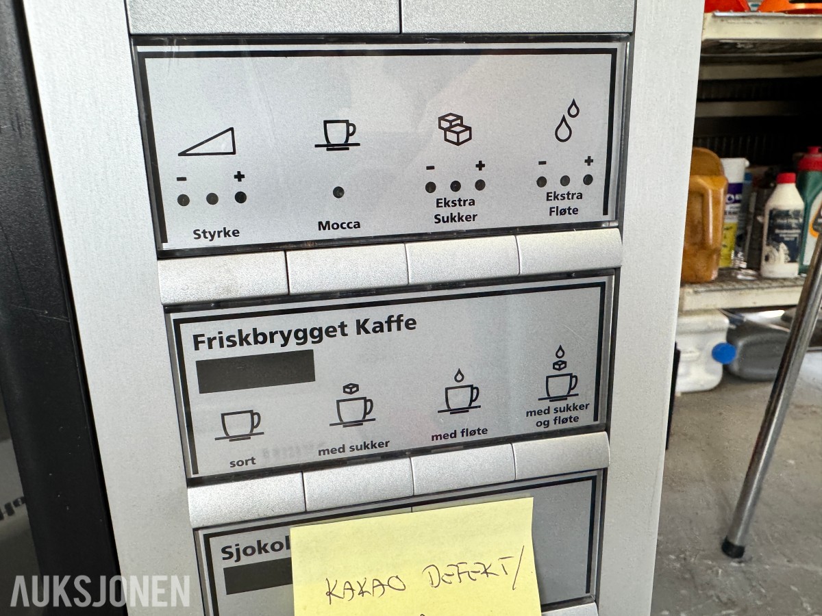 Gevalia kaffemaskin 230 v med vanntilkobling