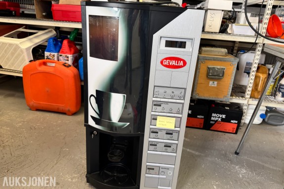 Gevalia kaffemaskin 230 v med vanntilkobling