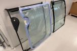 2 x frontruter med ramme til ZX75/ZX85/ZX135/ZX225