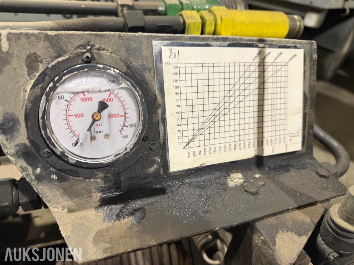 1997 3 x vinsjer med egen hydraulikkpumpe/motor