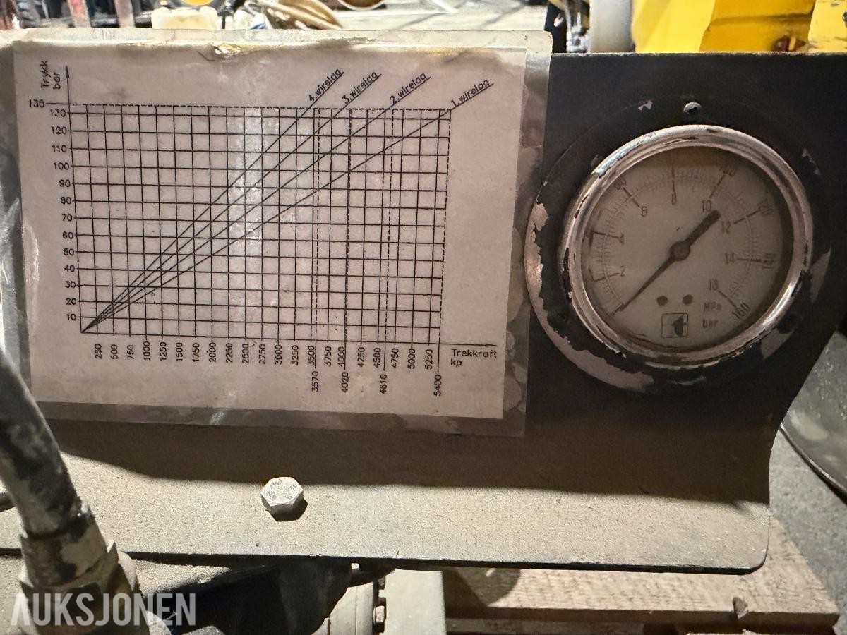 1997 3 x vinsjer med egen hydraulikkpumpe/motor