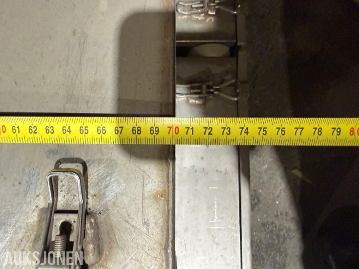 3 x Rustfrie skap med trommel