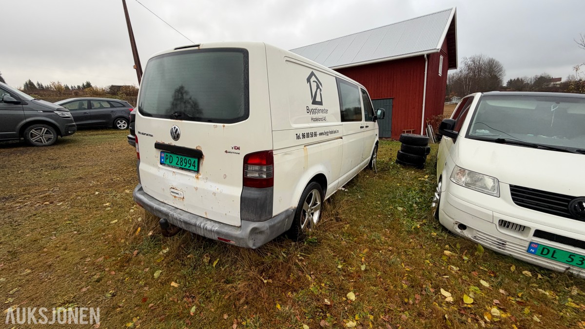 2008 Volkswagen TRANSPORTER 2.5-131 D 4MOTION - Delebil