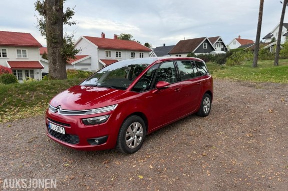 2014 Citroen Grand C4 Picasso 1.6 Diesel 116hk 7-seter Cruisekontroll, Hengerfeste, EU ok til 05.2028
