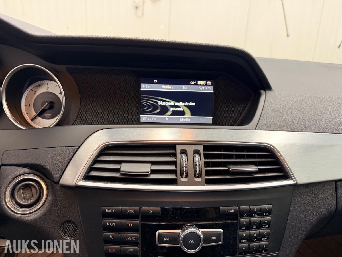 2012 Mercedes-Benz C 200 CDI 2.1 136HK AUTOMAT, CRUISEKONTROLL, SKINNSETER