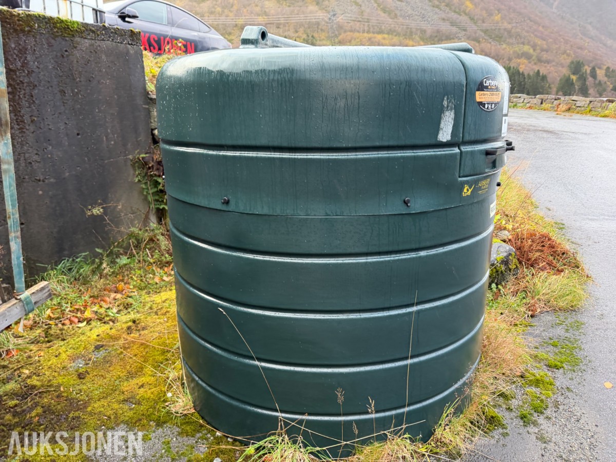 Dieseltank carbery 2500v med pumpe og telleverk 