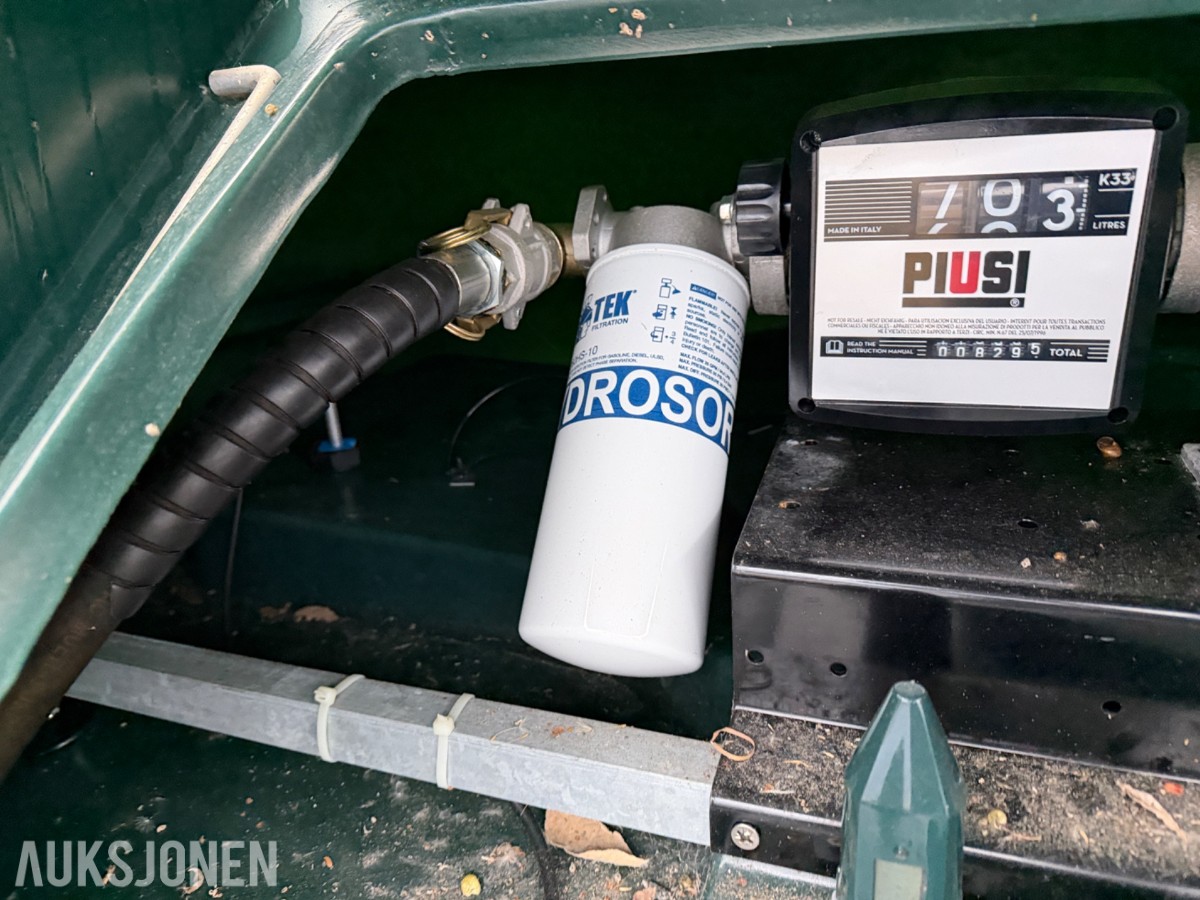 Dieseltank carbery 2500v med pumpe og telleverk 