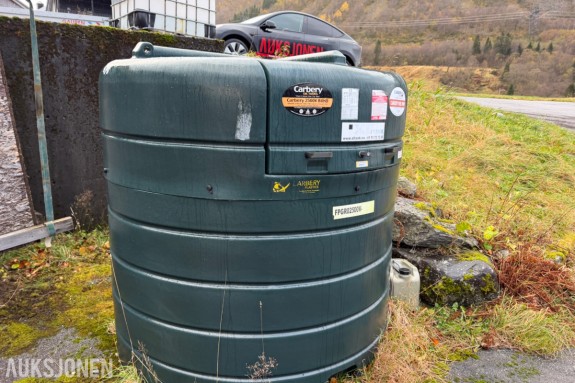 Dieseltank carbery 2500v med pumpe og telleverk 