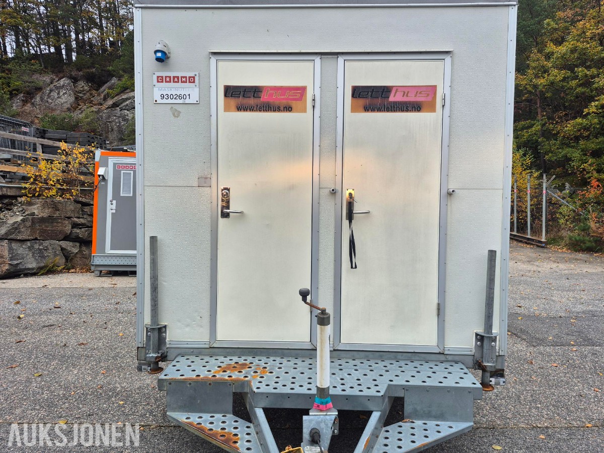 2012 Letthus mannskapsbrakke med WC