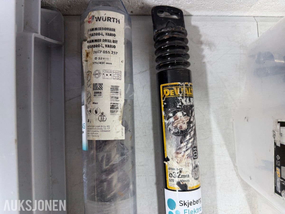 Parti bor og hullsager med Würth og DeWalt