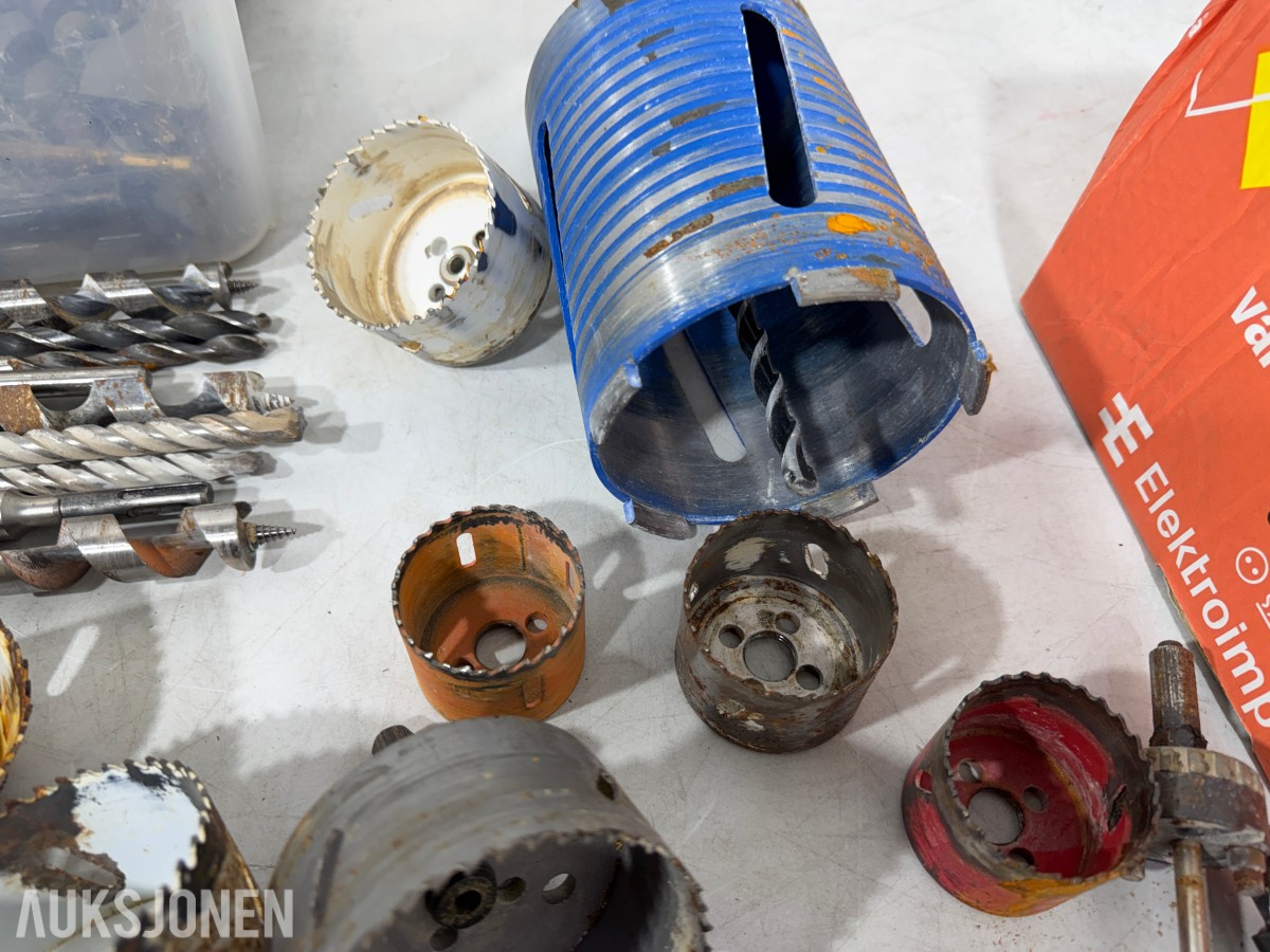 Parti bor og hullsager med Würth og DeWalt