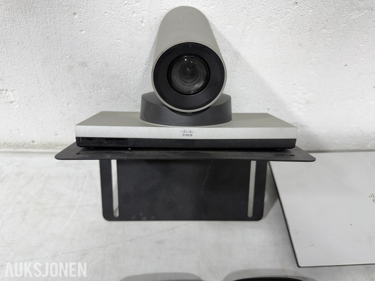 Cisco SX20 videokonferanseutstyr med PrecisionHD-kamera og nettverksutstyr