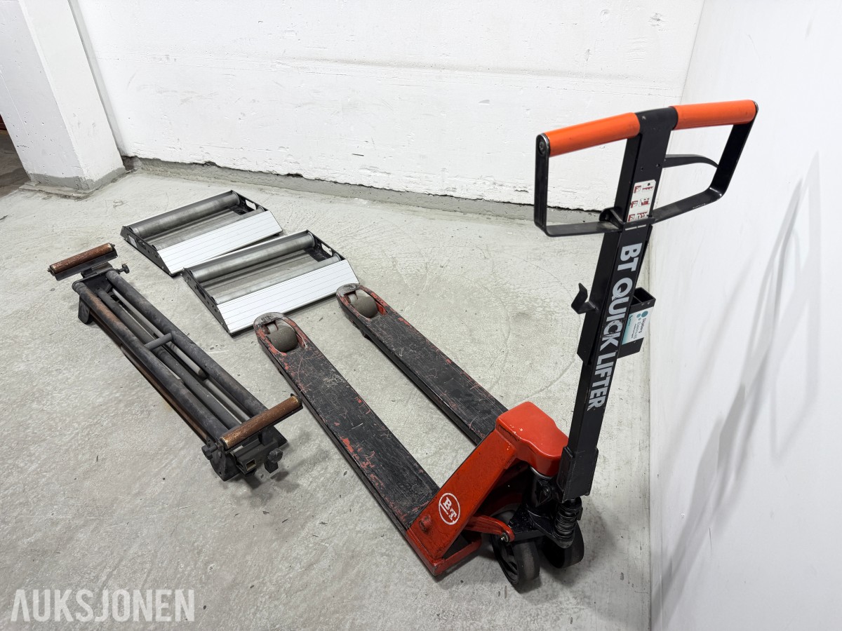 BT Quick Lifter palletruck med rullebukker 