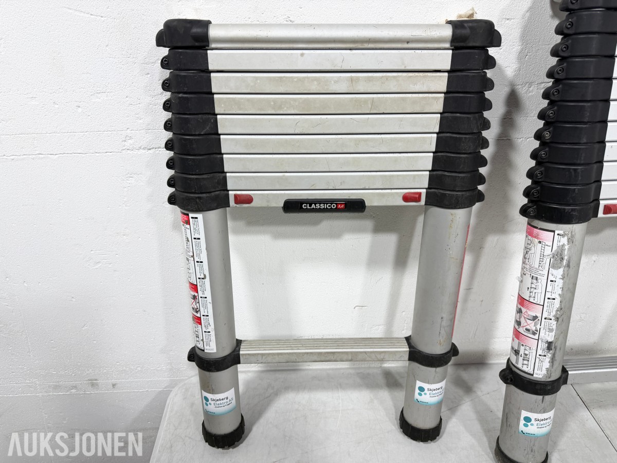 3 stk Telesteps teleskopstiger Classico 3.0 / Classico 3.8 / Prime 4.1