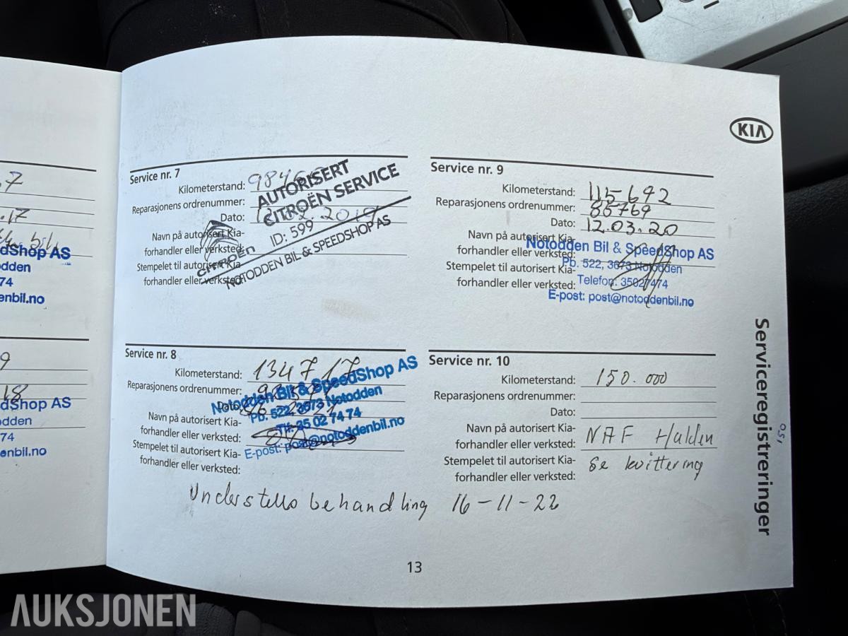 2012 KIA SORENTO 2.2 CRDI 4WD AUTOMAT PANORAMA HENGERFESTE