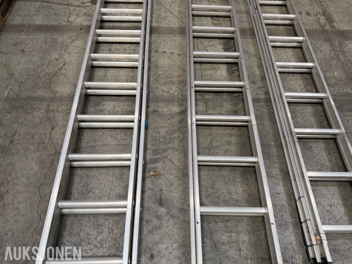 3 stk aluminiumsstiger fra Zarges og Wibe