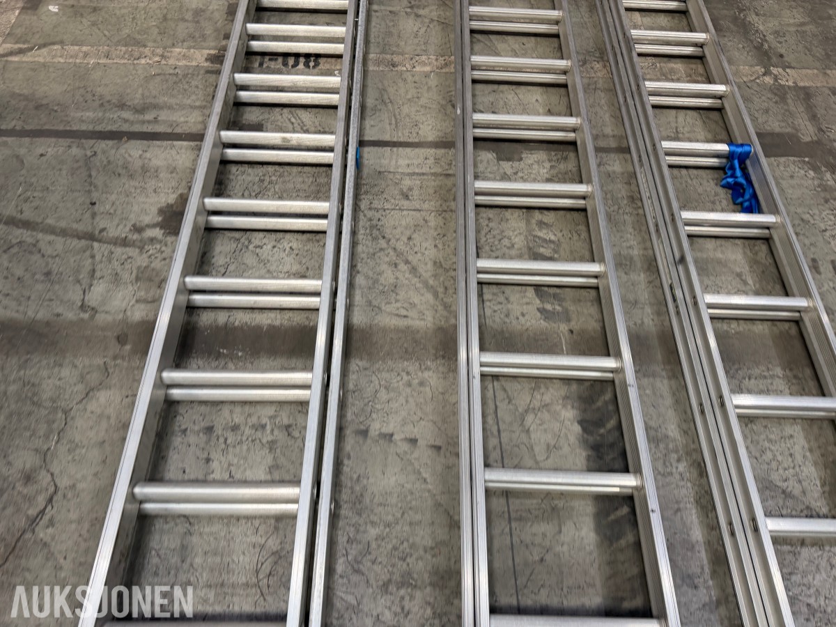 3 stk aluminiumsstiger fra Zarges og Wibe
