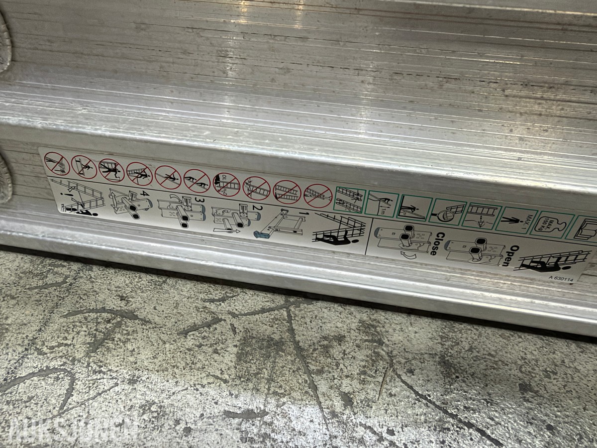 3 stk aluminiumsstiger fra Zarges og Wibe