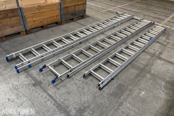 3 stk aluminiumsstiger fra Zarges og Wibe