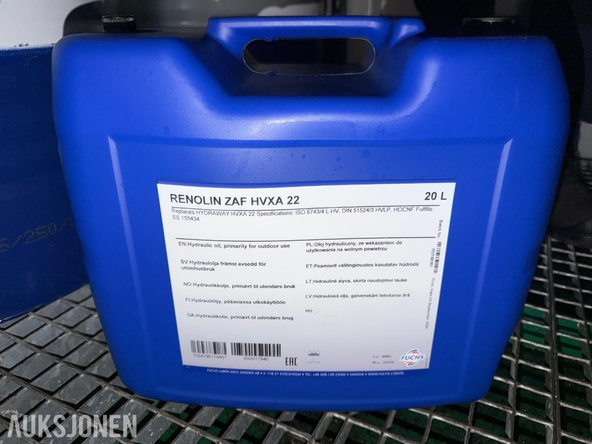 Renolin zaf hydraulikkolje - 4x20L