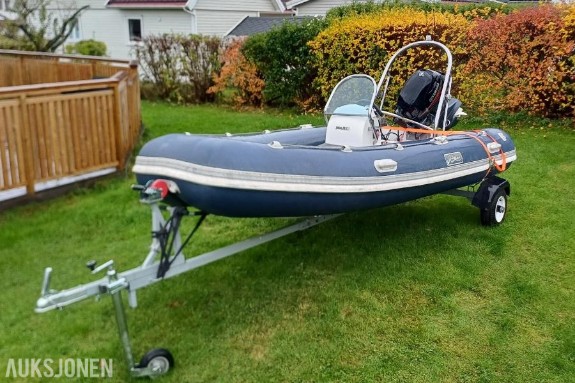12 fot RIB - Arimar Top-line 360 - Yamaha 20HK (originalt 9,9HK) – Opplagshenger følger med