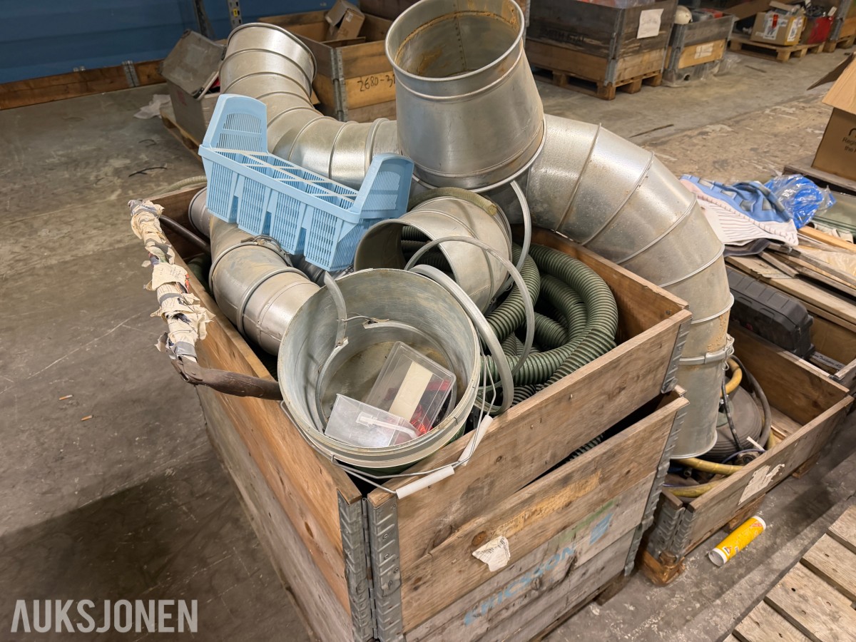 Parti ventilasjonsdeler og fleksible slanger