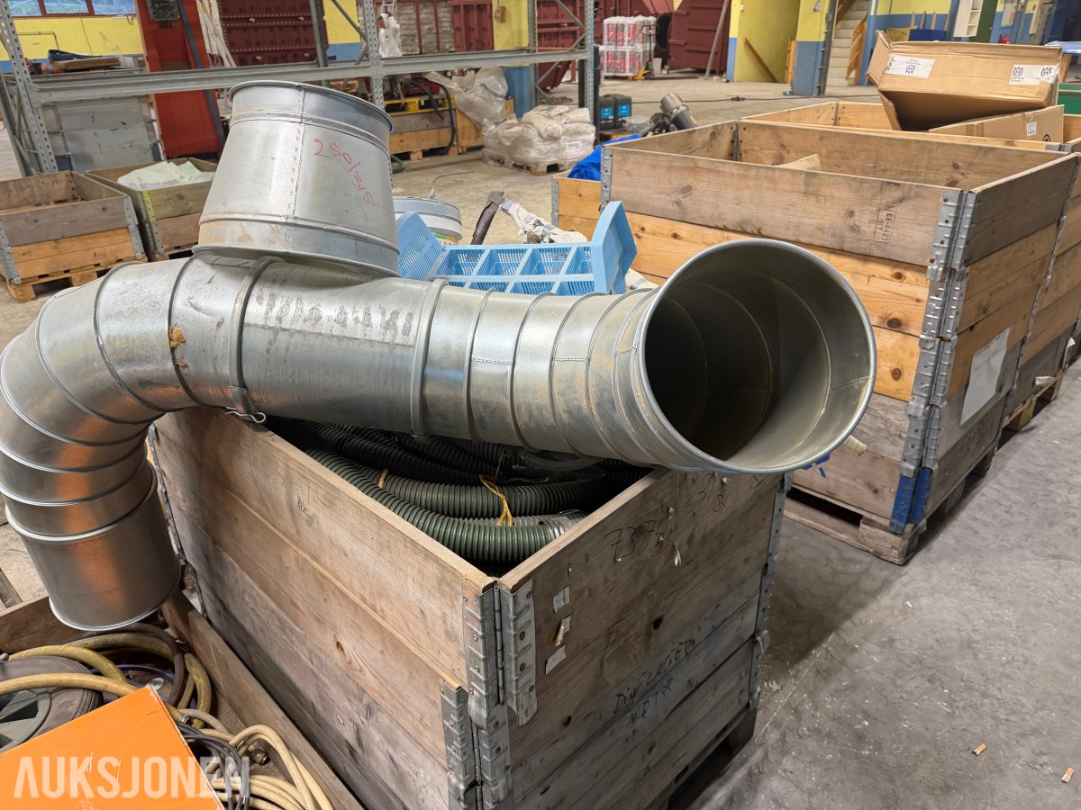 Parti ventilasjonsdeler og fleksible slanger