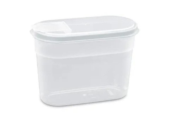 Nordiska plast Strøboks «Cook it» 1,4 lt Transparent/Hvit
