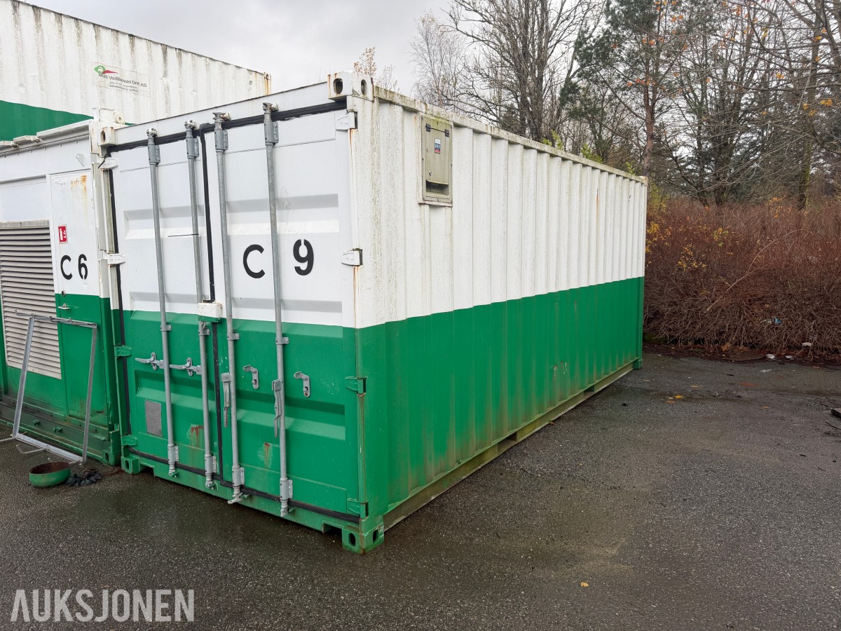 2018 container med elektrisk anlegg – Satema fordelingsskap