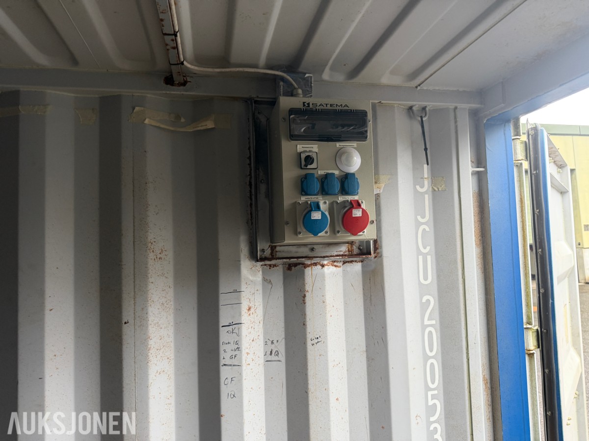 2018 container med elektrisk anlegg – Satema fordelingsskap