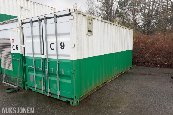 2018 container med elektrisk anlegg – Satema fordelingsskap