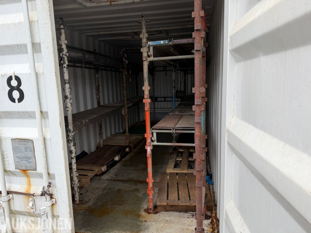 1997 Baltcontainer 20 fot container med innredning/stillas