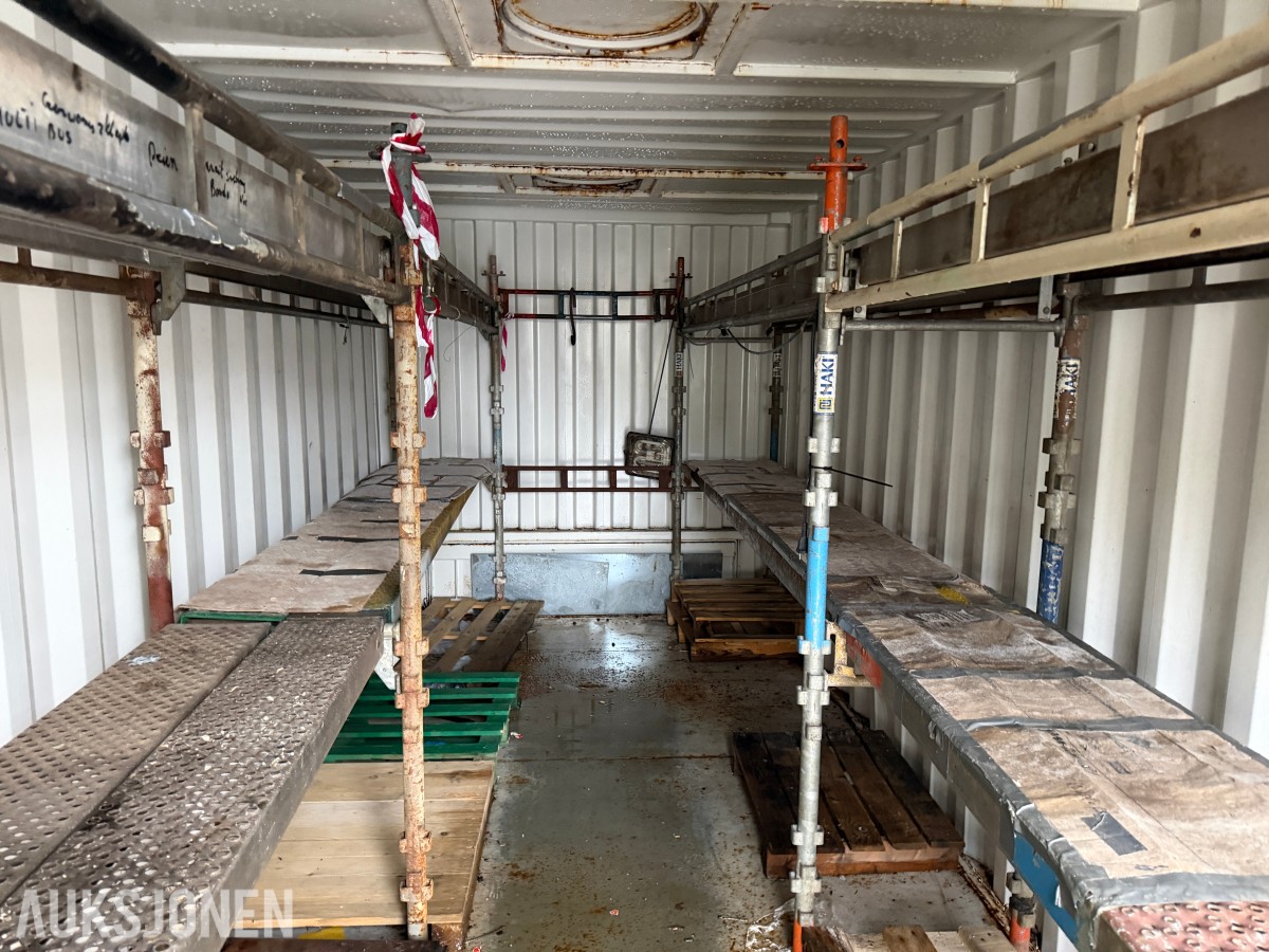 1997 Baltcontainer 20 fot container med innredning/stillas