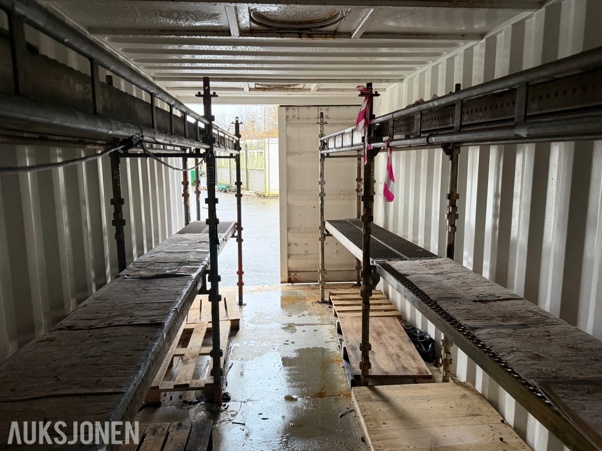 1997 Baltcontainer 20 fot container med innredning/stillas